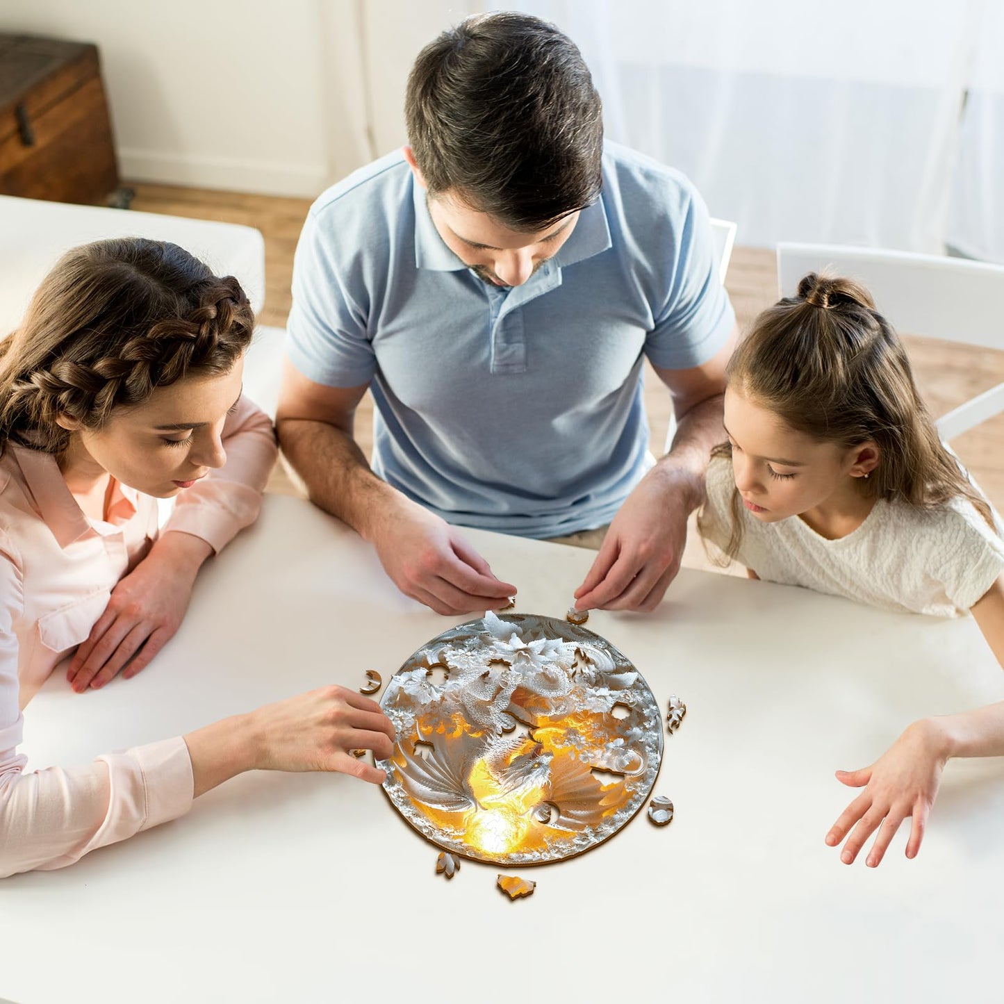 Fierce Dragon Wooden Jigsaw Puzzle