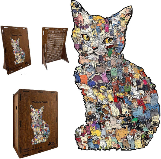 2-in-1 Cat Puzzle Money Saving Box